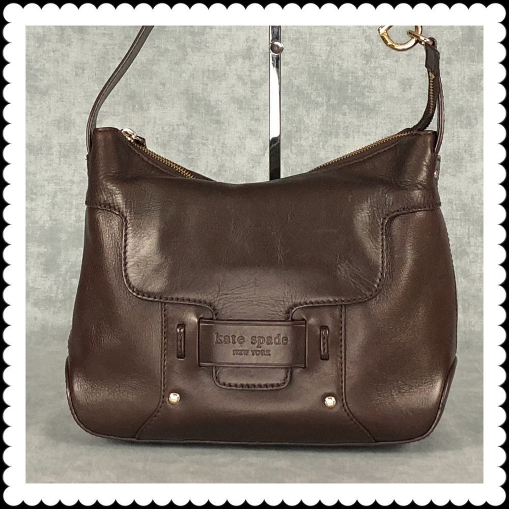Kate Spade Brown Leather Hobo Shoulder